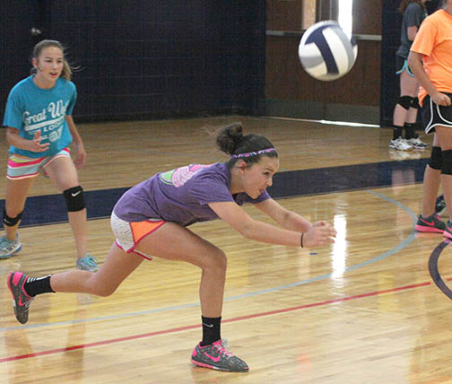 Volleyball camp 25 – The Flash Today || Erath County